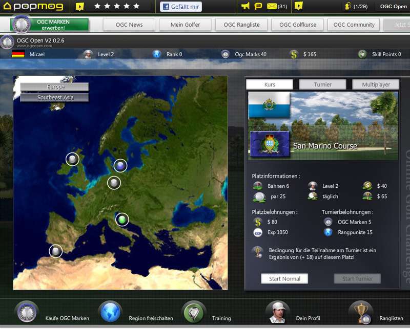 Screenshot Golftime Challenge