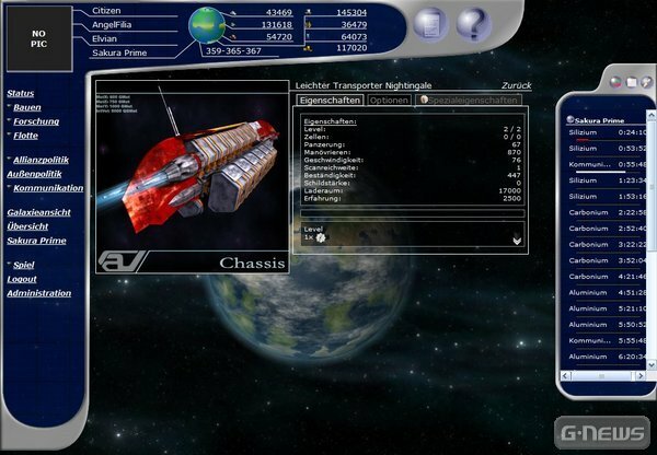 Screenshot Alternative Universe