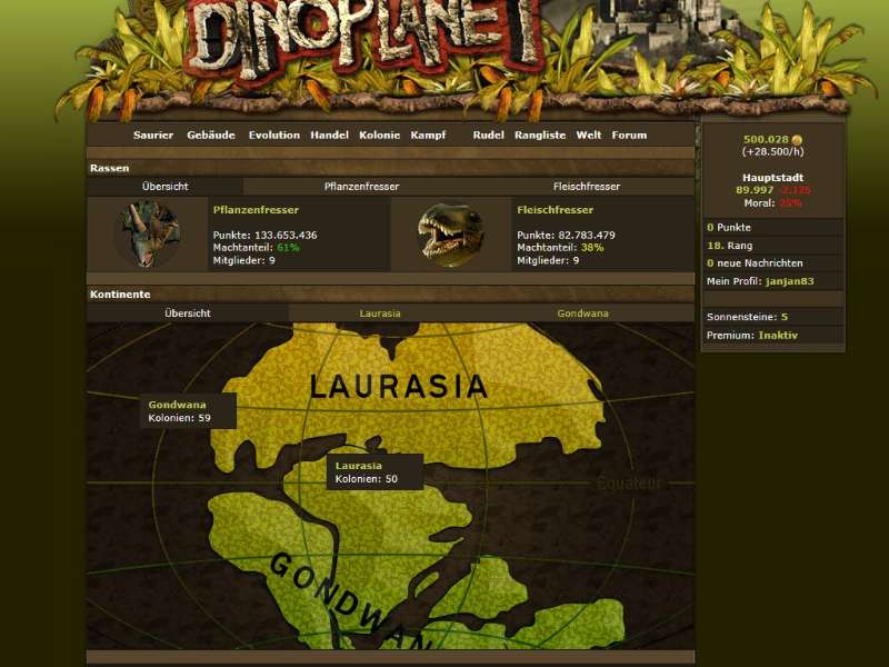 Screenshot Dinoplanet