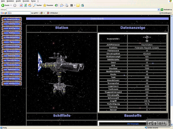 Screenshot Projekt Neuland