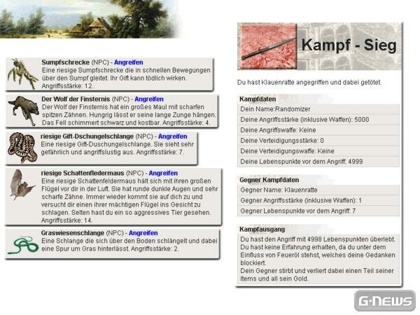 Screenshot Freewar.de