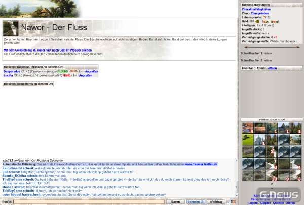 Screenshot Freewar.de