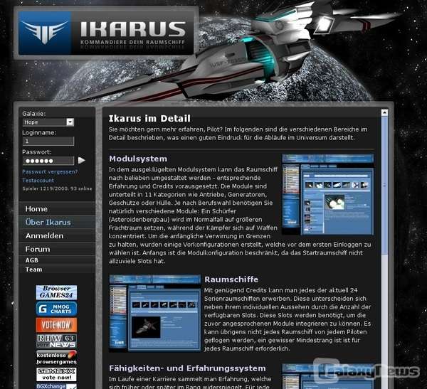 Screenshot Ikarus - Kommandiere dein Raumschiff!