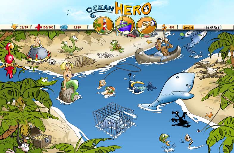 Screenshot Ocean Hero