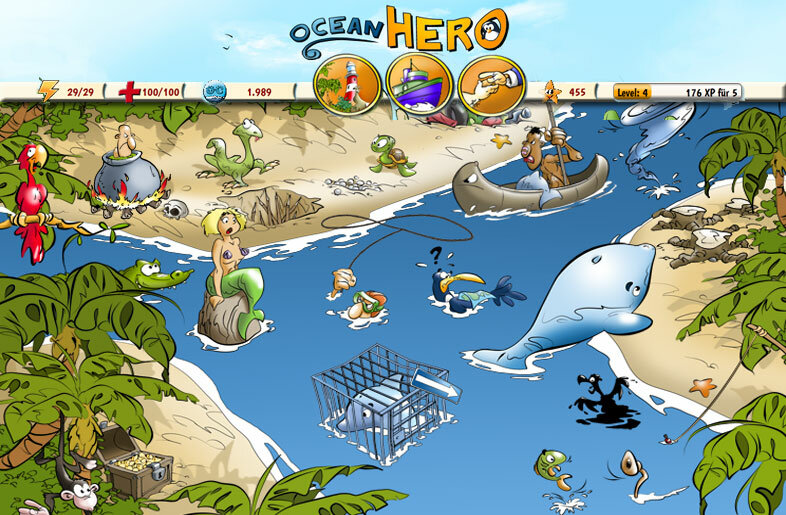 Screenshot Ocean Hero