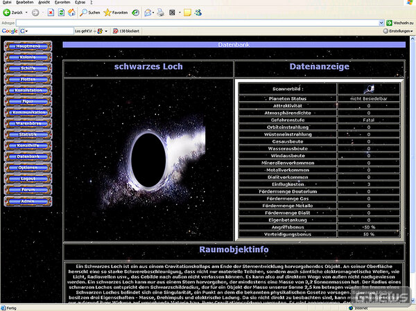 Screenshot Projekt Neuland