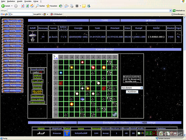 Screenshot Projekt Neuland