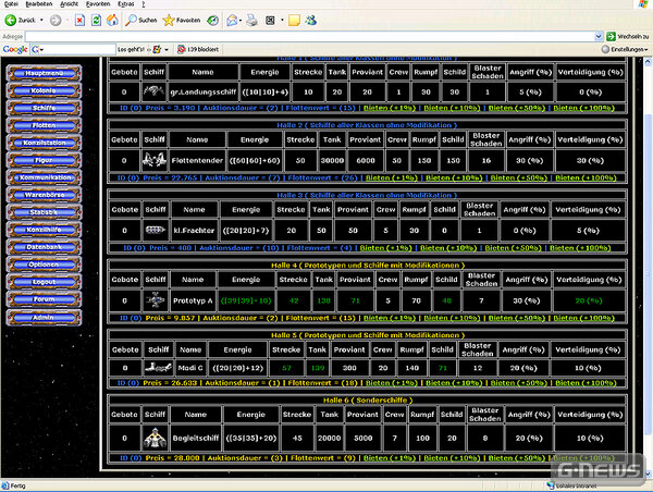Screenshot Projekt Neuland