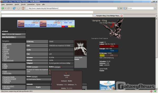 Screenshot Vampire King