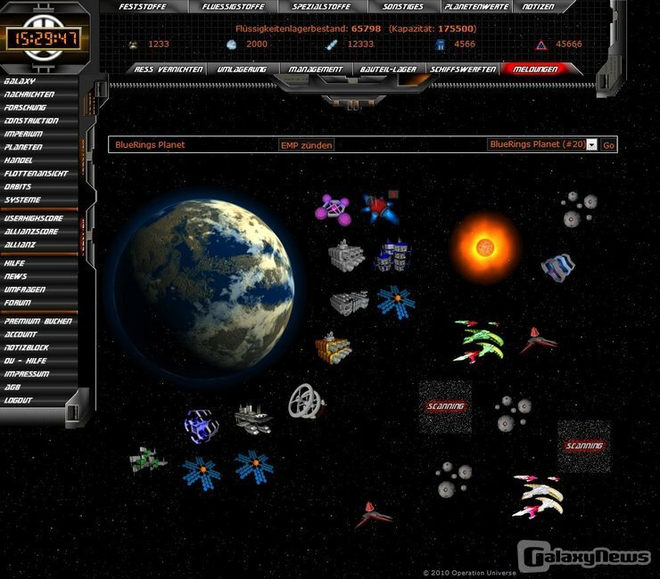 Screenshot Operation Universe