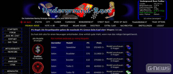 Screenshot Underground-Race