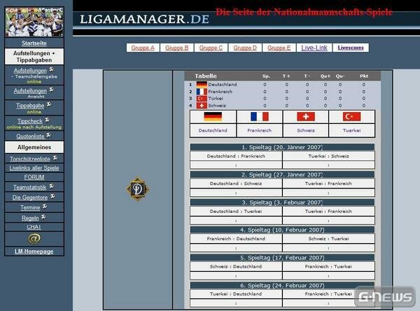 Screenshot Ligamanager