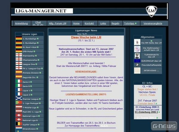 Screenshot Ligamanager