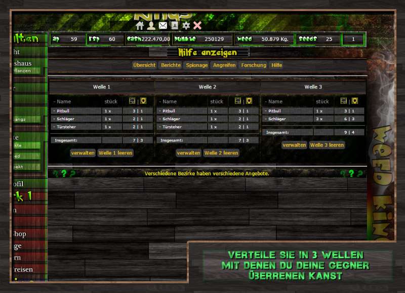 Screenshot Weed Kings | Das Homegrow Browsergame