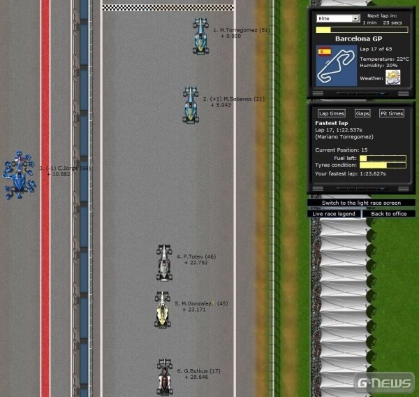 Screenshot Grand Prix Racing Online