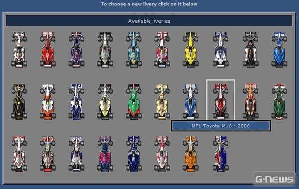 Screenshot Grand Prix Racing Online