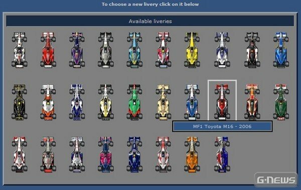 Screenshot Grand Prix Racing Online