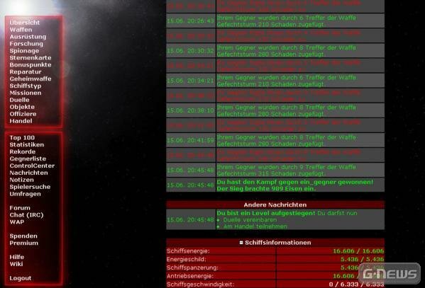 Screenshot Spacewars