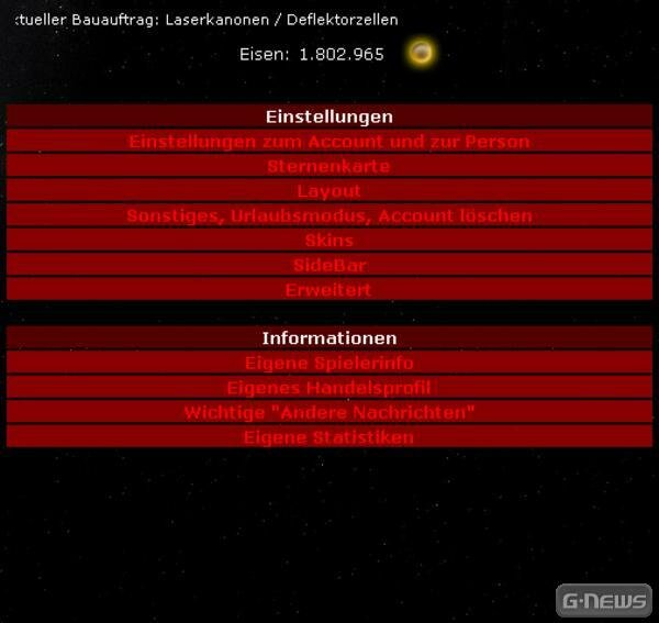 Screenshot Spacewars