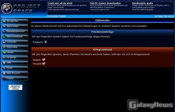 Screenshot Project Space