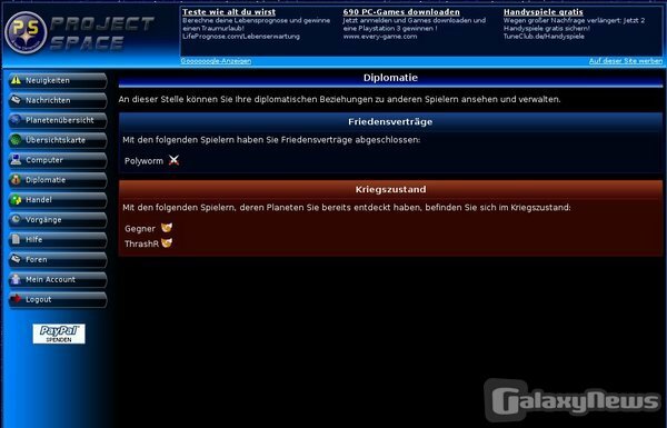 Screenshot Project Space