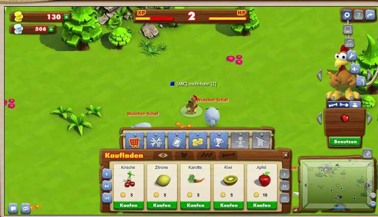 Screenshot Moorhuhn combat