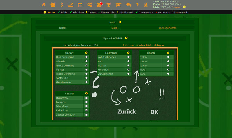 Screenshot KSM-Soccer