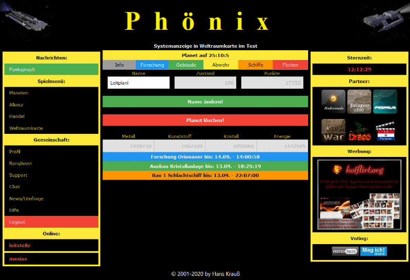 Screenshot Phönix