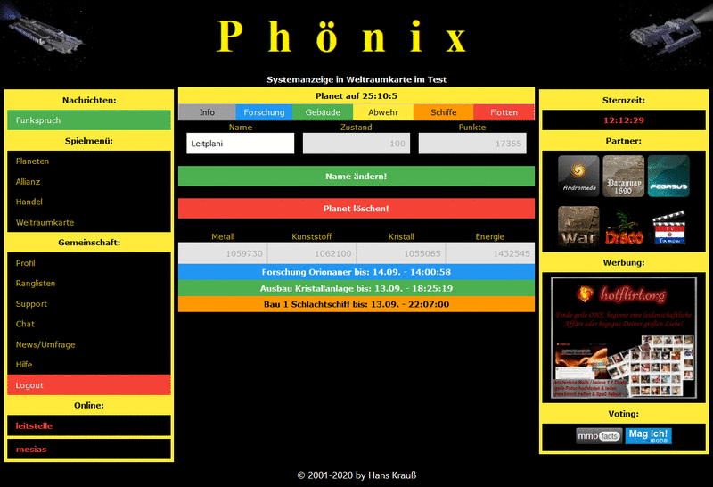Screenshot Phönix