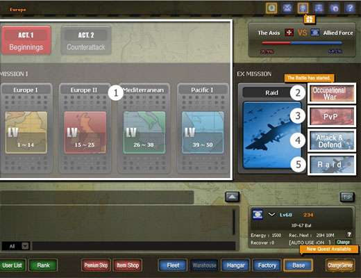 Screenshot Heroes in the Sky