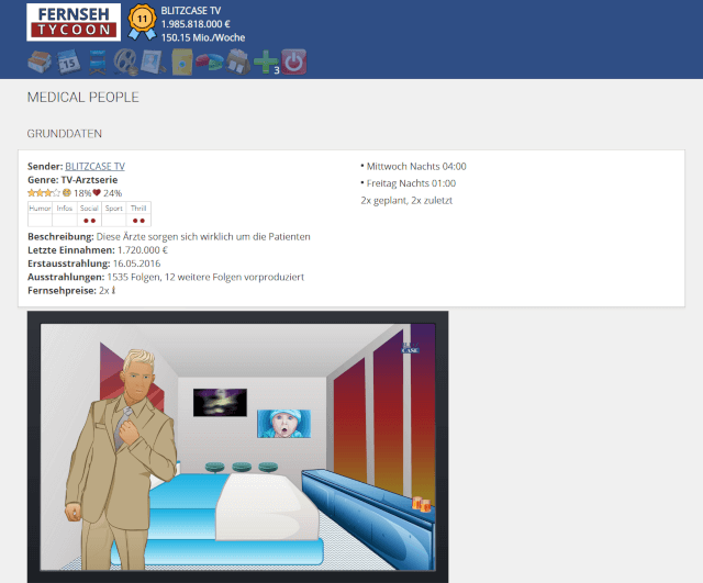 Screenshot Fernseh Tycoon