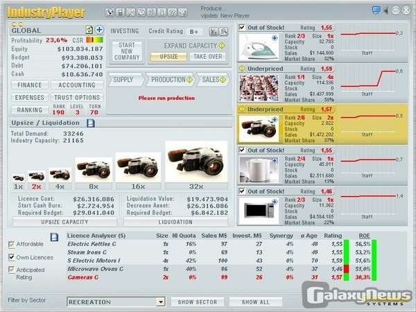 Screenshot Industryplayer