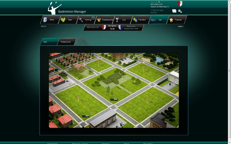 Screenshot Badminton-Manager