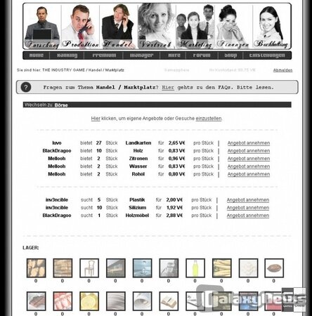 Screenshot THE INDUSTRY GAME