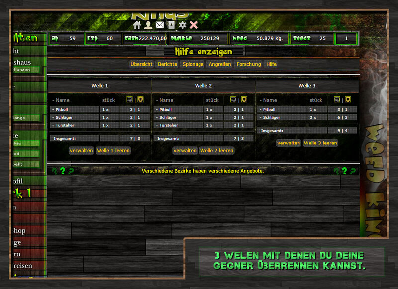 Screenshot Weed Kings | Das Homegrow Browsergame