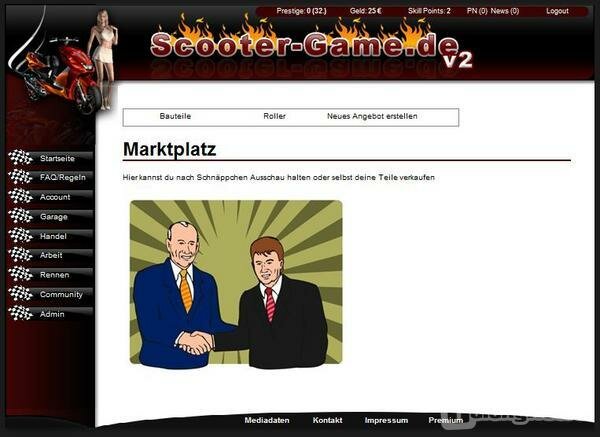 Screenshot Scooter-Game