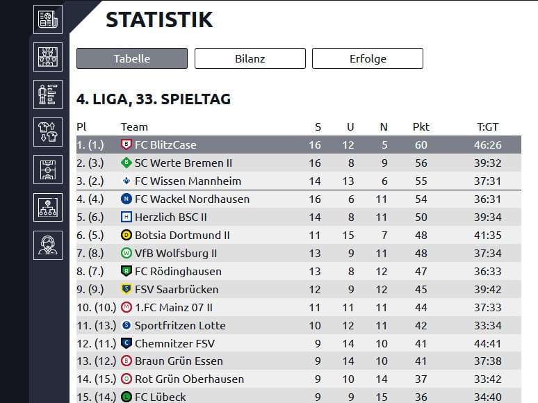 Screenshot Anpfiff Onlinespiel