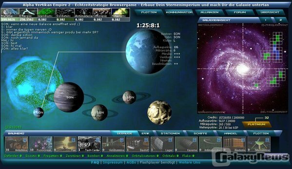 Screenshot Alpha Vertikan Empire 2