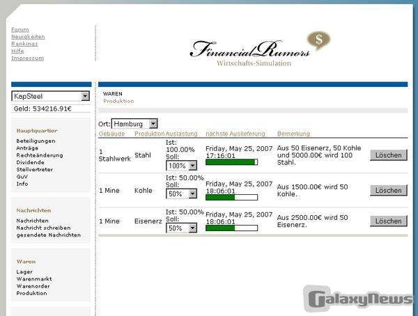 Screenshot Financial-Rumors