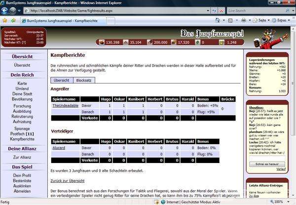 Screenshot Jungfrauenspiel