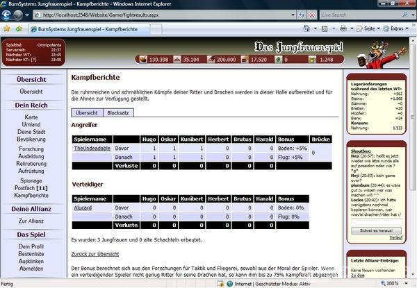 Screenshot Jungfrauenspiel