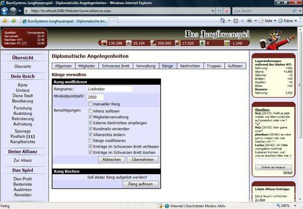 Screenshot Jungfrauenspiel