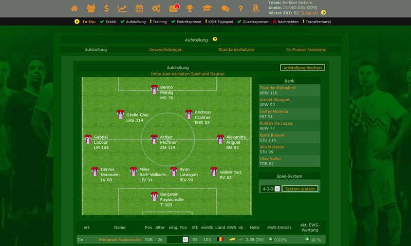 Screenshot KSM-Soccer