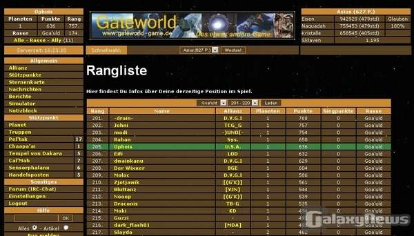 Screenshot Gateworld