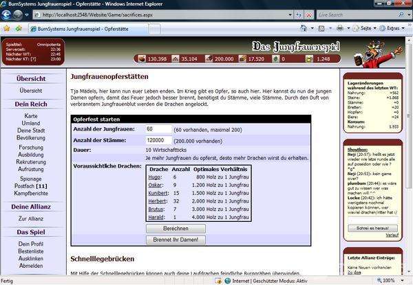 Screenshot Jungfrauenspiel