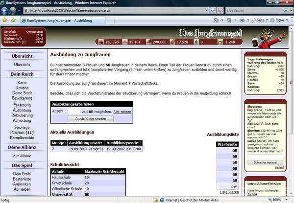Screenshot Jungfrauenspiel