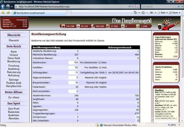 Screenshot Jungfrauenspiel
