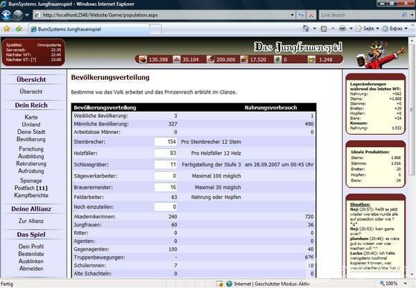 Screenshot Jungfrauenspiel