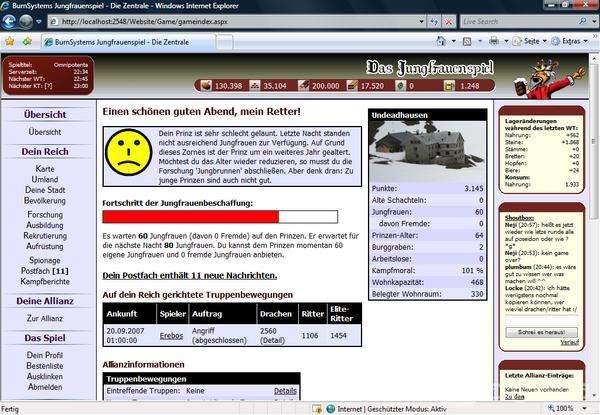 Screenshot Jungfrauenspiel