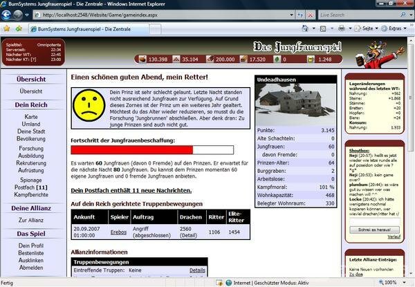Screenshot Jungfrauenspiel